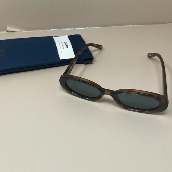 (NWT) Le Specs | Outta Love Sunglasses in Tort & Green main image 4